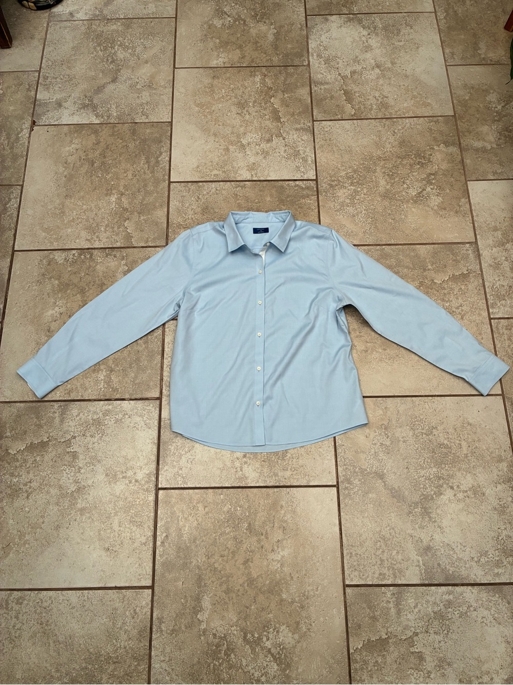 UNTUCKit Pale Blue Women's Button-Down Shirt